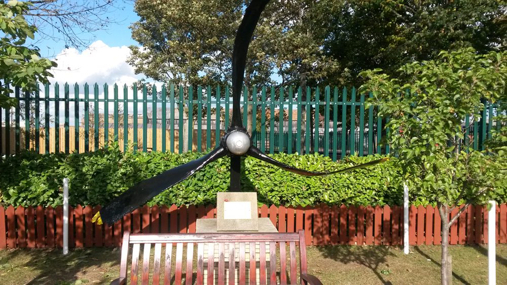 AVKOTE LE used for old Halifax bomber propeller in Pollington Airfield Memorial Garden